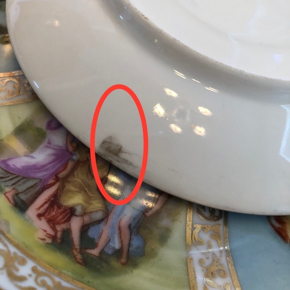 VGUC Nearly Pristine & Rare GDA France Haviland Limoges Calvados Teacup & Saucer - Picture 14 of 15